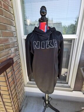 Nike Sportswear Women's Air Hoodie Dress Black Size S